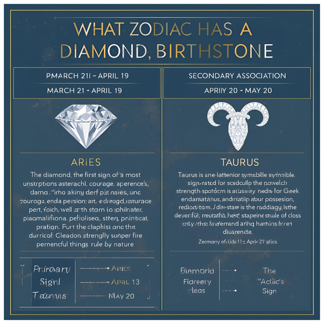 What Zodiac Has A Diamond Birthstone